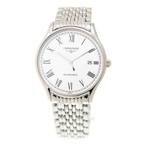 longines lyre automatic white dial watch l49604116 l4.960.4.11.6.
